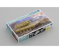 E-100 Flakpanzer W/12.8cm Flak 40 1:3 5 Model Trumpeter