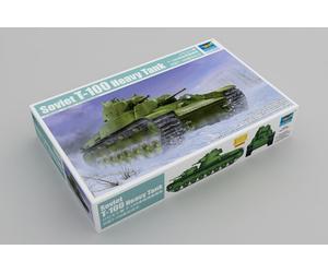 Trumpeter 09590 - 1:3 5 Soviet T-100 Lourdes Réservoir - Neuf