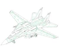 Trumpeter 1 : 144 - Grumman F-14b Tomcat