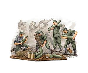 Trumpeter 1:35 - Équipage de munitions s.FH 18 de la Seconde Guerre Mondiale Allemande