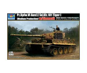 Trumpeter 1/35 SD.Voiture Pz.Kpfw. VI, Auf.E, Tiger 1, Coloré