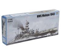 Trumpeter 1:700 - HMS Malaya Battleship (1943)