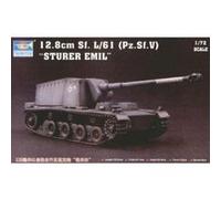 Trumpeter 07210 modèle Kit Sturer Emil 12,8 cm SF L/61 PZ. SF. V
