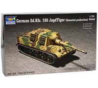 Trumpeter 1/72 German SdKfz 186 Jagdtiger (Henschel) Tank
