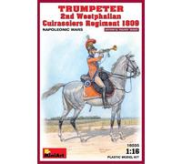 Trumpeter 2nd Westphalian Cuirassiers Regiment 1809 1:16 Figurine Model Kit