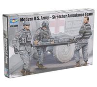 Trumpeter Maquette 1/35 – Équipe d'ambulance moderne de l'armée américaine – Figurines