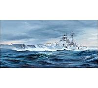Trumpeter Maquette de bateau Cuirassé Bismarck 1:350 Kit plastique