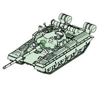 Trumpeter 757144 "1/72 T-80B MBT Kit de modélisme