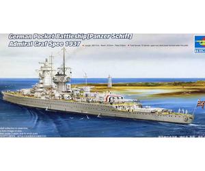 Trumpeter Cuirassé Admiral Graf Spee 1937 Kit 1:700 Modèle Bausatz NEU Kit