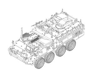 Trumpeter - Maquette Blindé M1134 Stryker Anti- Tank Guided Missile (atgm) 07245| 1:72