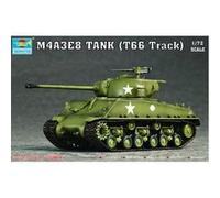 TRUMPETER 07225 MAQUETTE M4A3E8 TANK (T66 TRACK) 1/72
