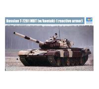 1:35 TRUMPETER KIT Russian T-72B1 Mbt With Kontakt-1 Reactive Armor TR09555