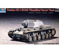 Trumpeter Russe KV-1 M 1942 Simplified Tourelle Réservoir 1:72 Modèle-kit