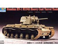 Trumpeter Russe KV-1 M1942 M 1942 Russie Réservoir Modèle-kit 1:72 Kit