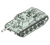 Trumpeter- Soviet SU-152 Self-propelled Heavy Howitzer-Late Kit de modélisme, 007130, Divers