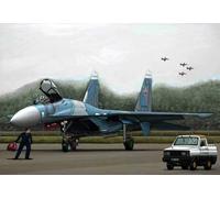 Trumpeter Sukhoi SU-27 Flanker B 27SK Kit Bausatz Russe 1:144
