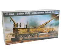 Trumpeter Maquette Canon sur rail Leopold K5 (E) 280 mm – 2ème GM – G