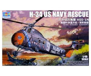 Trumpeter TRU02882 1/48 H-34 US Navy Rescue Maquette en Plastique, Divers