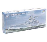 Trumpeter – Kit de modélisme – HMS Warspite 1942 – Échelle 1:700 – TRU05795