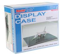 Trumpeter Vitrines TRU09808-316 mm x 276 mm x 136 mm, Base Noire et Couvercle Transparent