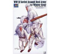 Trumpeter Wwii Soviet Assault Red Army In Winter Gear Figure Set (4-Piece) (135 Scale)