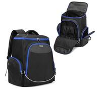 Trunab Sac à Dos Jeux Vidéo Rangement Protection Bleu, Compatible avec PS5/PS4/PS4 Pro/PS4 Slim/Xbox One/Xbox One X/Xbox One S, Sac de Voyage Étuis avec Poches pour Laptop 15.6'' et Accesoires de Jeux