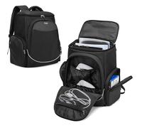 Trunab Sac à Dos Jeux Vidéo Rangement Protection, Compatible avec PS5/PS4/PS4 Pro/PS4 Slim/Xbox One/Xbox One X/Xbox One S, Sac de Voyage Étuis avec Poches pour Laptop 15.6'' et Accesoires de Jeux