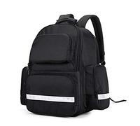 Trunab Sac de Secouriste Sac à Dos de Sauvetage Vide, Kits d'urgence Médicale Sac de Stockage pour EMT, EMS, Police, Pompiers, Agents de Sécurité, Noir