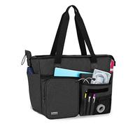 Trunab Sac Fourre-Tout d'Infirmière avec Housse Rembourrée, Sac d'Infirmière avec Plusieurs Poches pour Soins de Santé, Infirmiers, Noir