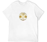 Trunk Candy Mens Destiny Distressed Gold Iron Banner Tri Blend T Shirt White XL