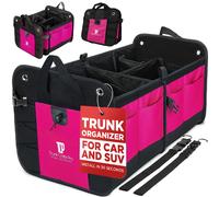 Trunkcratepro Pink SUV et Jeep Trunk Organizer - Prime-Compartiment rglable PRIUM ALIGNABLE STOCKAGE COTO (grande capacit)