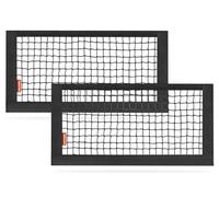 TrunkExpert Sac en Filet Universel avec Agrippante 20cm x 40cm Sac de Rangement Fixation Multi-Usage Siège Arrière Organisateur de Rangement Mural avec Scratch Accessoires de Voiture 2pcs