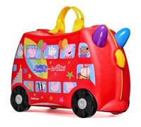 Trunki Valise à chevaucher pour Enfants x Peppa Pig : Bagage approuvé pour Enfants, Sac de Voyage pour Enfants de 18 L, Valise pour Enfants à roulettes pour Filles et garçons