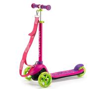 Trunki Trottinette Pliante à 3 Roues avec Sangle de remorquage et Sac (Petite (2-5 Ans), Rose)