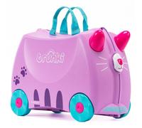 Trunki Valise à Roulettes pour Enfants et Bagages à Main pour Enfants : Valise à Roulettes Cassie Le Chat (Lilas)