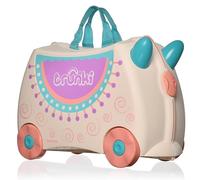Trunki Valise à Roulettes pour Enfants et Bagages à Main pour Enfants : Valise à Roulettes Lola Lama (Crème)
