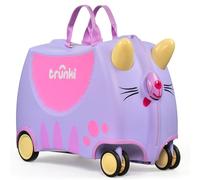 TRUNKI Valise pour enfant avec roues avant à 360° - Valise à main de 17,6 litres - Bagage de cabine à roulettes - Valise de voyage légère pour enfant avec sangle de traction - 46 × 21 × 31 cm.