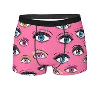 Trunks Caleçons Beaux Yeux sur Roses Anti Frottement sous-Vêtement Uomo Fitted Boxers XL