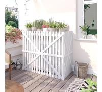 TRUNXUCL Cache Climatiseur Exterieur Bois Étagère Plante, Cache Pompe a Chaleur Extérieur, Support de Pot de Fleur de Plante de Jardin Autoportant pour L'extérieur pour Cacher Le Climatiseur (Color :