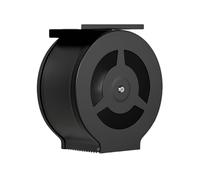 TRUNXU istributeur Papier Toilette, Dévidoir Papier Toilette, Porte Papier Toilette Mural, Usage Commercial, Acier Inoxydable, avec Serrure(Black)