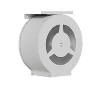 TRUNXU istributeur Papier Toilette, Dévidoir Papier Toilette, Porte Papier Toilette Mural, Usage Commercial, Acier Inoxydable, avec Serrure(White)