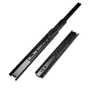 TRUNXUCL Glissiere pour Tiroir à Fermeture Amortie en Acier Inoxydable, Montage Latéral à Extension Complète 25 30 35 40 45 50 55cm, Armoire Commode Armoire Cuisine 1 Paire (Size : 27.5cm - A)