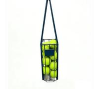 TRUNXUCL Panier à Balle de Tennis, Bac à Pickleball, Ramasse Balles, Porte Balles, Chariot de Pickleball Portable(Blue)