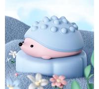 TRUNYEE Veilleuse en forme de hérisson pour enfants, jolie lampe de nuit rechargeable avec boutons-pression, 16 couleurs, lumière d'ambiance en silicone, décoration de chambre et meilleur cadeau pour