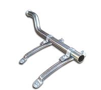 Trupa Support de tube d'aile Ø 42 mm / 750 mm + 2 supports de fixation pour camion, remorque NFZ coudé