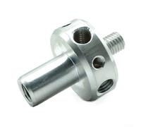 Trurovem Adaptateur de plaque de terre M10 en acier inoxydable pour montage RF pour améliorer la stabilité et la qualité du signal, base en métal pour une installation facile, argent