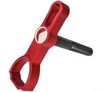 Trurovem Boulon de poignée en alliage d'aluminium pour vélo pliable Poday, pour poignée de robinet usiné CNC, plaque de serrage légère de 20 g, accessoires noirs, rouges, jaunes, argentés (rouge)