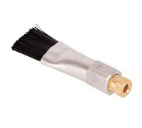 Trurovem Brosse lubrifiante automatique M8/M10 pour rail de guidage CNC, lien de trottoir d'escalier mécanique, machines agricoles, outil distributeur d'huile en métal en nylon 50 x 18 mm, noir