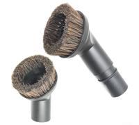 Trurovem Brosse ronde rotative de 35 mm avec crin de cheval doux pour Karcher série T7 T11 T14 NT20/30, buse flexible pour nettoyage intérieur de voiture, noir (2)