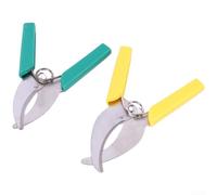 Trurovem Ciseaux conçus pour greffer des arbres fruitiers, poire, litchi, longane avec alignement uniforme de la lame et action de déclenchement réactive (bleu, sans dents)